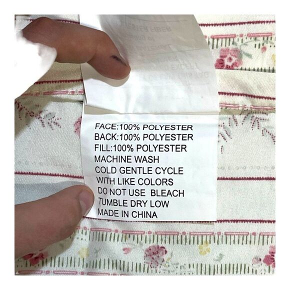 Victorian Floral Quilted Padded Greenland Home Floral pillowcase Pillow Sham - Picture 4 of 7